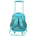 Novex Disney Frozen Original Kids Backpack Trolley with 2 Wheels (Turquoise Blue) / Kids Backpack / Kids School Bag 18"