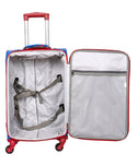 Novex Marvel Original Spider Man Polyester Kids Trolley Bag with 4 Wheel 22"