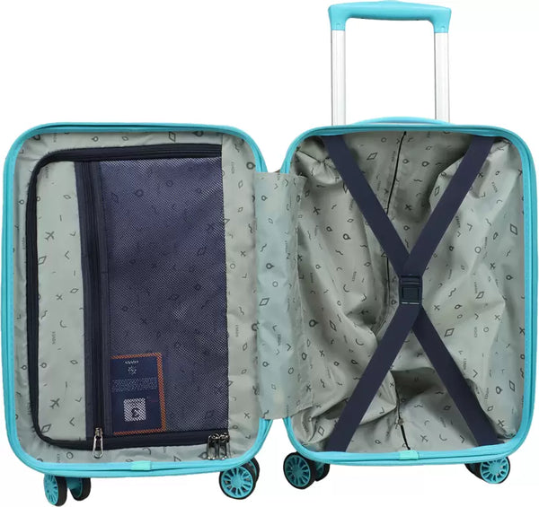 Novex 22 Inch Kids Princess Trolley Bag / Kids Trolley Suitcase /Kids Travel Bag - Pink