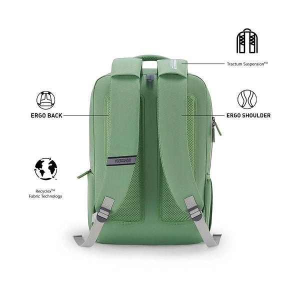 American tourister Sigma 3.0 Laptop Backpack 01 Green