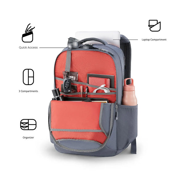 American tourister Brett 3.0 Laptop Backpack 02 Grey