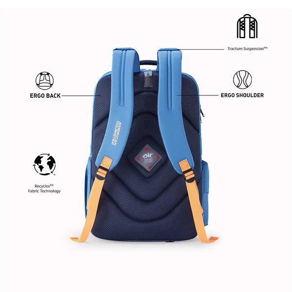 American tourister Brett 3.0 Laptop Backpack 01 Bule