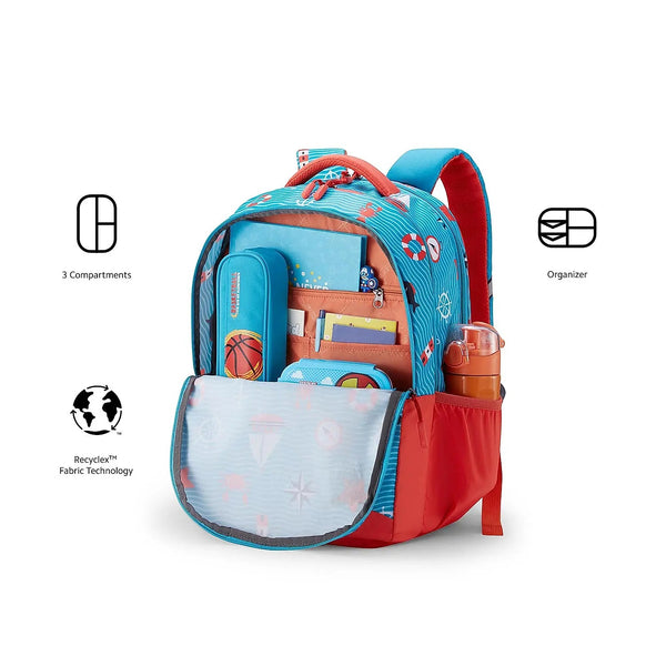 American Tourister Pazzo 3.0 Backpack 01 Sailor Blue