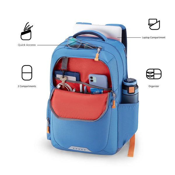 American tourister Brett 3.0 Laptop Backpack 01 Bule