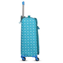 Disney Frozen Turquoise Original Soft Sided Polyester Kids Trolley Bag for Travel with 4 Wheels 22"