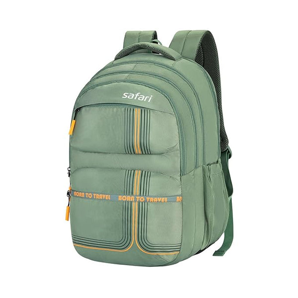 Safari Quadro 04 Casual Backpack with 43L Armor Base and Antitheft Pocket, 4 Compartments, Bottle Holder, Front Pocket, File Holder, School Bag, College Backpack, Office Bag, Travel Bag