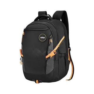 Safari Expand 15 Laptop Backpack with 43 Litres Armor Base, Raincover, 8 inch side Pockets, 3 Compartments, Bottle Holder,Compression straps & Organizer , School & College Bag, Office Bag