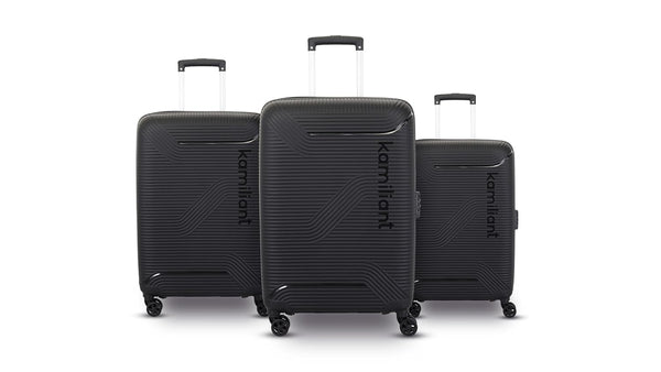 Kamiliant by American Tourister Double 8 Spinner Wheels Hard Shell Suitcase Nexus DW 3PC Set, Small, Medium and Large