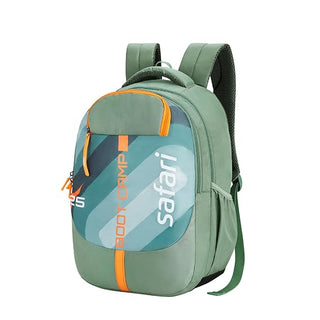 Buy green Safari Duplex 02 Casual Backpack with 32 L Armor Base, 2 Compartments, Bottle Holder, Front Pocket, 8 inch side pocket,Improved  back &amp; Shoulder Straps,Printed School Bag for Boys and Girls, College Backpack, Office Bag, Travel Bag