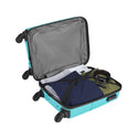 Safari Carter Hard Luggage Trolley Bags - Cyan