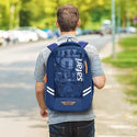 Safari Duplex 03 Casual Backpack with 32 L Armor Base, 2 Compartments, Bottle Holder, Front Pocket, 8 inch side pocket,Improved  back & Shoulder Straps,Printed School Bag for Boys and Girls, College Backpack, Office Bag, Travel Bag