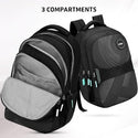 Safari Aura 37L Printed Laptop Backpack with Armor Base, Raincover, Antitheft Pocket, 3 Compartment, Bottle Holder, Front Pocket, Premium Pu Fabric, School & College Bag, Office Bag