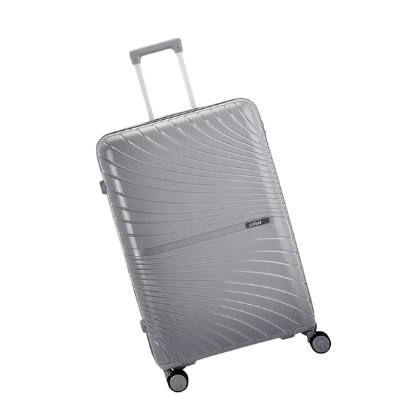 Safari Atlantis 8 Wheels Spinner, Anti-Theft Zipper Polyproplyene Suitcase Luggage Trolley Bag