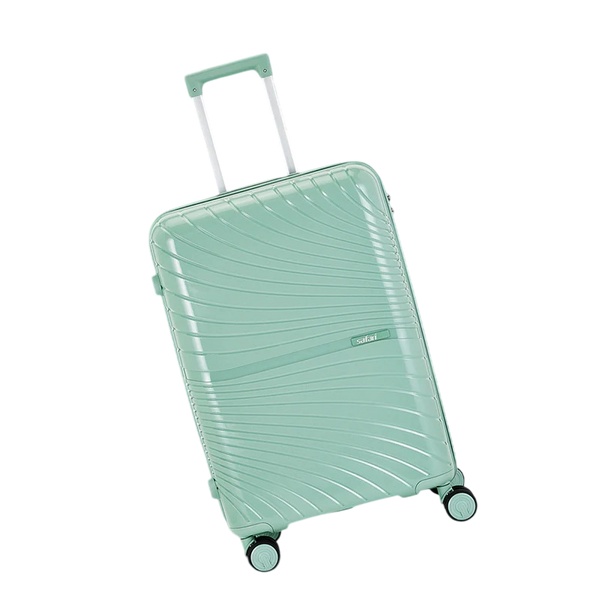 Safari Atlantis 8 Wheels Spinner, Anti-Theft Zipper Polyproplyene Suitcase Luggage Trolley Bag