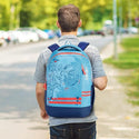 Safari Duplex 04 Casual Backpack with 32 L Armor Base, 2 Compartments, Bottle Holder, Front Pocket, 8 inch side pocket,Improved  back & Shoulder Straps,Printed School Bag for Boys and Girls, College Backpack, Office Bag, Travel Bag