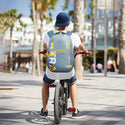 Safari Triplex 03 Casual Backpack with 37L capacity with Armor Base, 3 Compartments, Bottle Holder Pocket, Front Pocket, 8 inch side pocket, Improved back & shoulder straps,Printed School Bag for Boys and Girls, College Backpack, Office Bag, Travel Bag