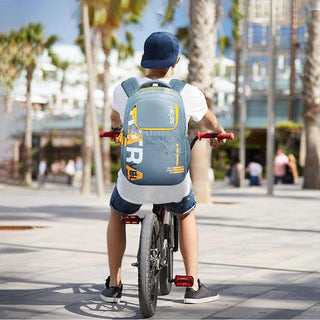 Safari Triplex 03 Casual Backpack with 37L capacity with Armor Base, 3 Compartments, Bottle Holder Pocket, Front Pocket, 8 inch side pocket, Improved back & shoulder straps,Printed School Bag for Boys and Girls, College Backpack, Office Bag, Travel Bag