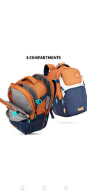 Safari Expand 13 Laptop Backpack with 43 Litres Armor Base, Raincover, 8 inch side Pockets, 3 Compartments, Bottle Holder,Compression straps & Organizer , School & College Bag, Office Bag