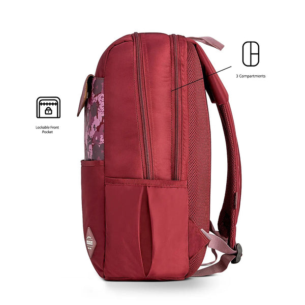 American tourister Pixie Laptop Backpack 02 Pink
