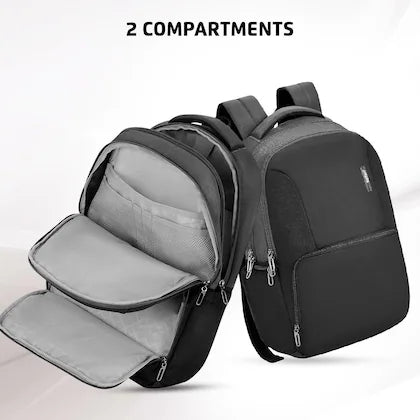 Safari Ace 30L Formal Laptop Backpack with Raincover, Antitheft Pocket, 2 Compartment, Front Pocket, Smart Trolley Sleeve, Office Bag, College Backpack, Travel Bag, School Bag