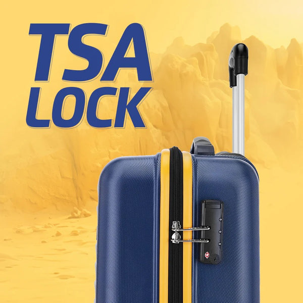Safari Defender Polycarbonate Trolley Bag with TSA lock and Dual Wheels