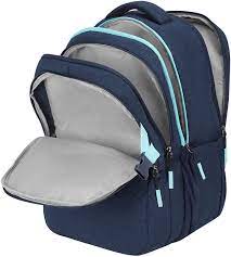 Safari Quadro 02 Casual Backpack with 43L Armour Base and Antitheft Pocket, 4 Compartments, Bottle Holder, Front Pocket, File Holder, School Bag, College Backpack, Office Bag, Travel Bag