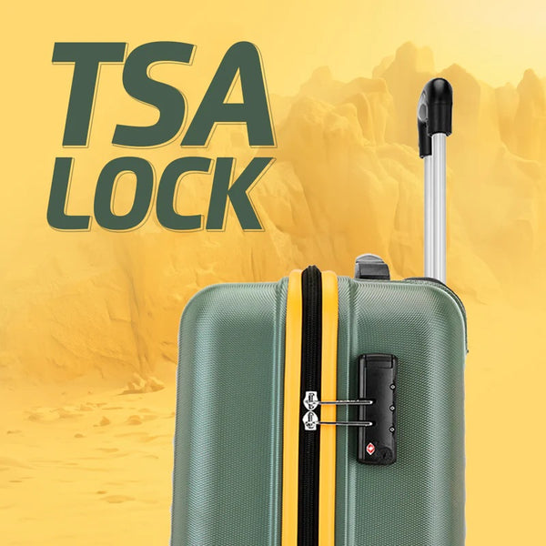 Safari Defender Polycarbonate Trolley Bag with TSA lock and Dual Wheels