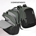 Safari Spade 02 Formal Laptop Backpack with 34L capacity Rain cover, Antitheft Pocket, 3 Compartments, Front Pocket, Smart Trolley Sleeve, Sturdy handle, Office Bag, College Backpack, Travel Bag, School Bag