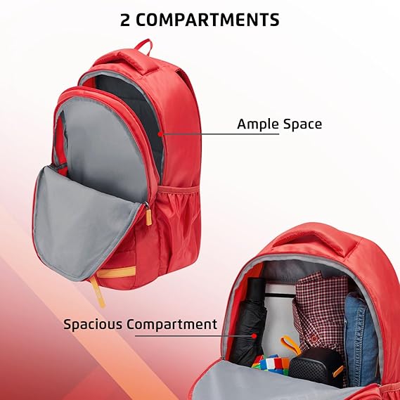 Safari Duplex 01 Casual Backpack with 32 L Armor Base, 2 Compartments, Bottle Holder, Front Pocket, 8 inch side pocket,Improved  back & Shoulder Straps,Printed School Bag for Boys and Girls, College Backpack, Office Bag, Travel Bag