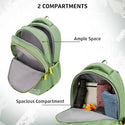 Safari Triplex 02 Casual Backpack with 37L capacity with Armor Base, 3 Compartments, Bottle Holder Pocket, Front Pocket, 8 inch side pocket, Improved back & shoulder straps,Printed School Bag for Boys and Girls, College Backpack, Office Bag, Travel Bag
