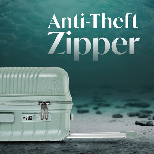 Safari Atlantis 8 Wheels Spinner, Anti-Theft Zipper Polyproplyene Suitcase Luggage Trolley Bag