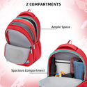 Safari Triplex 03 Casual Backpack with 37L capacity with Armor Base, 3 Compartments, Bottle Holder Pocket, Front Pocket, 8 inch side pocket, Improved back & shoulder straps,Printed School Bag for Boys and Girls, College Backpack, Office Bag, Travel Bag