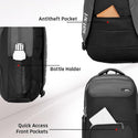 Safari Ace 30L Formal Laptop Backpack with Raincover, Antitheft Pocket, 2 Compartment, Front Pocket, Smart Trolley Sleeve, Office Bag, College Backpack, Travel Bag, School Bag