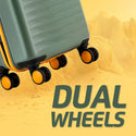 Safari Defender Polycarbonate Trolley Bag with TSA lock and Dual Wheels