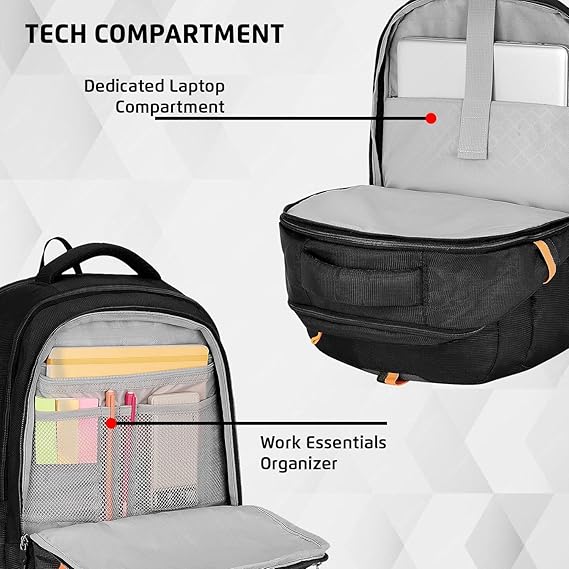 Safari Expand 15 Laptop Backpack with 43 Litres Armor Base, Raincover, 8 inch side Pockets, 3 Compartments, Bottle Holder,Compression straps & Organizer , School & College Bag, Office Bag