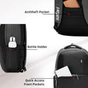 Safari Ace 30L Formal Laptop Backpack with Raincover, Antitheft Pocket, 2 Compartment, Front Pocket, Smart Trolley Sleeve, Office Bag, College Backpack, Travel Bag, School Bag