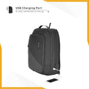 Safari SELECT 19L SAGE Formal Backpack, 17 Inch Laptop Pocket, Premium Fabric, Dedicated Tech Compartment, Water Resistant, USB Charging, Laptop & Tablet Bag, Backpack for Men & Women, Black