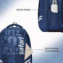Safari Duplex 03 Casual Backpack with 32 L Armor Base, 2 Compartments, Bottle Holder, Front Pocket, 8 inch side pocket,Improved  back & Shoulder Straps,Printed School Bag for Boys and Girls, College Backpack, Office Bag, Travel Bag