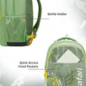 Safari Triplex 02 Casual Backpack with 37L capacity with Armor Base, 3 Compartments, Bottle Holder Pocket, Front Pocket, 8 inch side pocket, Improved back & shoulder straps,Printed School Bag for Boys and Girls, College Backpack, Office Bag, Travel Bag
