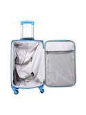 Novex Marvel Avengers Blue Original Soft Sided Polyester Kids Trolley Bag for Travel with 4 Wheels 22"
