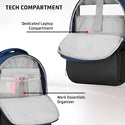 Safari Ace 30L Formal Laptop Backpack with Raincover, Antitheft Pocket, 2 Compartment, Front Pocket, Smart Trolley Sleeve, Office Bag, College Backpack, Travel Bag, School Bag