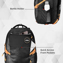 Safari Expand 15 Laptop Backpack with 43 Litres Armor Base, Raincover, 8 inch side Pockets, 3 Compartments, Bottle Holder,Compression straps & Organizer , School & College Bag, Office Bag