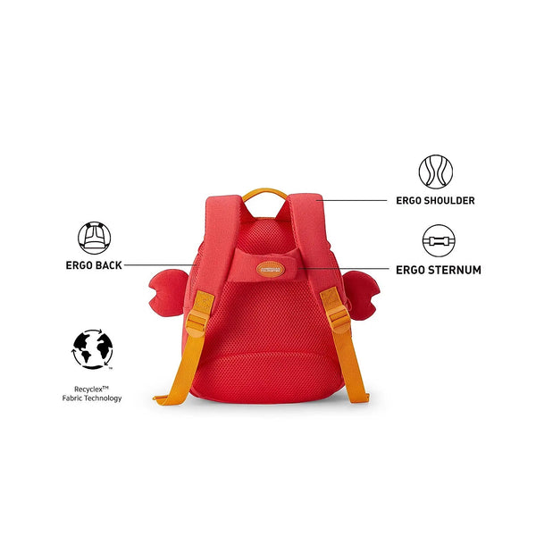 American Tourister Coodle 3.0 Kids School Bag 01 Craby Orange