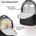 Safari Ace 30L Formal Laptop Backpack with Raincover, Antitheft Pocket, 2 Compartment, Front Pocket, Smart Trolley Sleeve, Office Bag, College Backpack, Travel Bag, School Bag