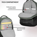 Safari Spade 02 Formal Laptop Backpack with 34L capacity Rain cover, Antitheft Pocket, 3 Compartments, Front Pocket, Smart Trolley Sleeve, Sturdy handle, Office Bag, College Backpack, Travel Bag, School Bag