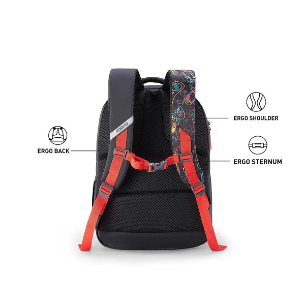 American Tourister Pazzo 3.0 Backpack 01 Gamer Black