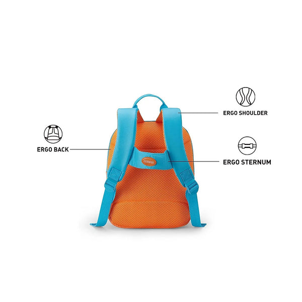 American tourister Yoodle 3.0 Kids School Bag 01 Orange Blue