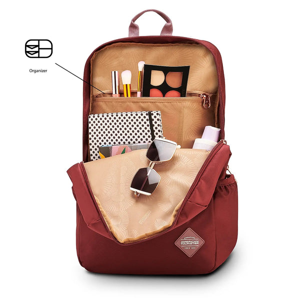 American tourister Pixie Laptop Backpack 02 Pink