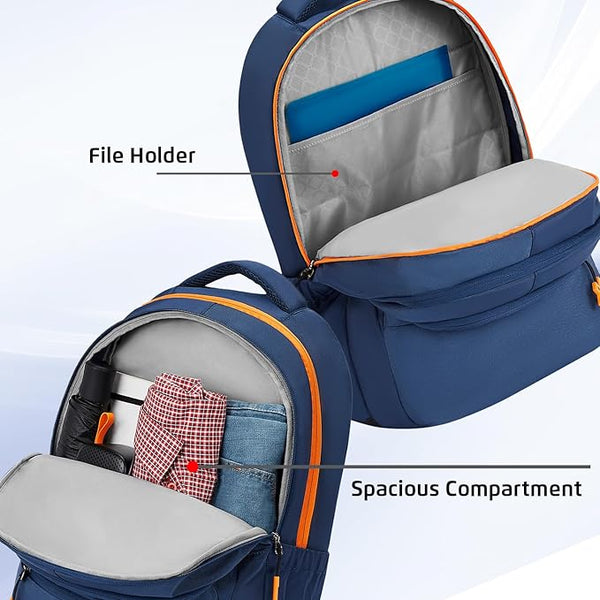 Safari Bonus 37L Casual Backpack with Armor Base, with detachable Free Sling Bag, Side Bag, Bottle Holder, Front Pocket, File Holder, School & College Bags, Office Bag, Travel Bag