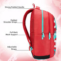 Safari Triplex 03 Casual Backpack with 37L capacity with Armor Base, 3 Compartments, Bottle Holder Pocket, Front Pocket, 8 inch side pocket, Improved back & shoulder straps,Printed School Bag for Boys and Girls, College Backpack, Office Bag, Travel Bag